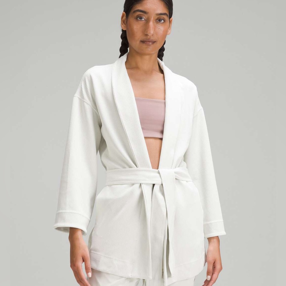 Lululemon Ribbed Softstreme Belted Wrap